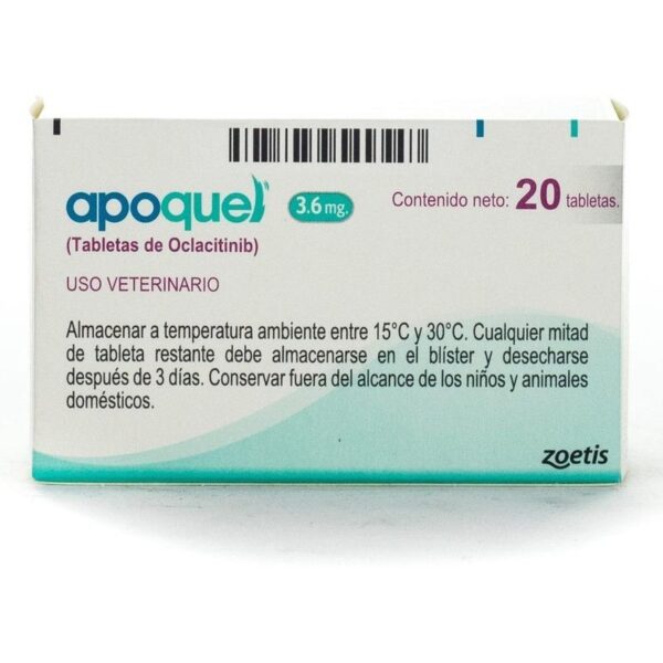Apoquel Tab 3.6 Mg Tabletas Masticables