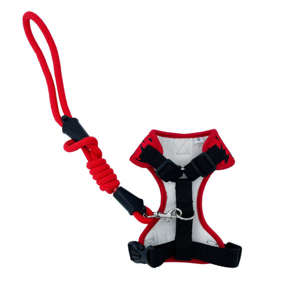 Arnes Canastilla Rojo Con Negro - Imagen 2