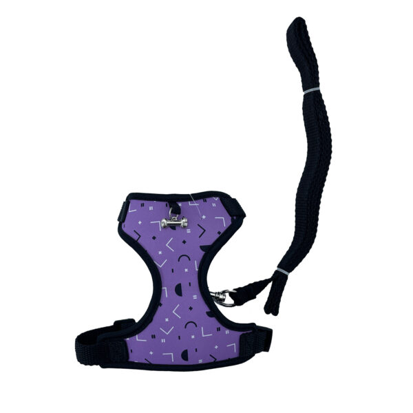 Arnes Tipo T Morado Con Negro Y Blanco T: L