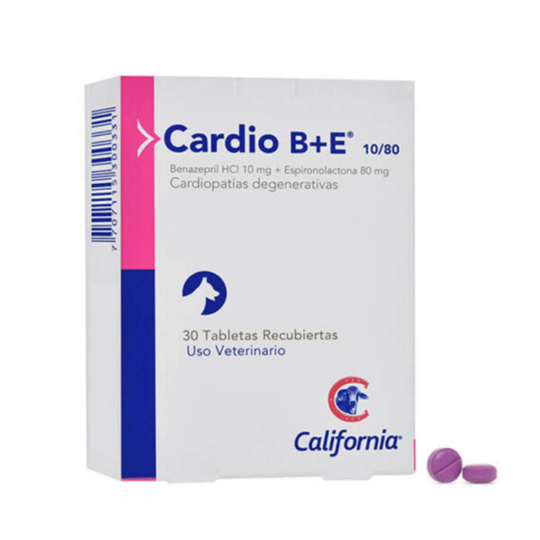 Cardio B+E 10/80 X 30 Tabletas