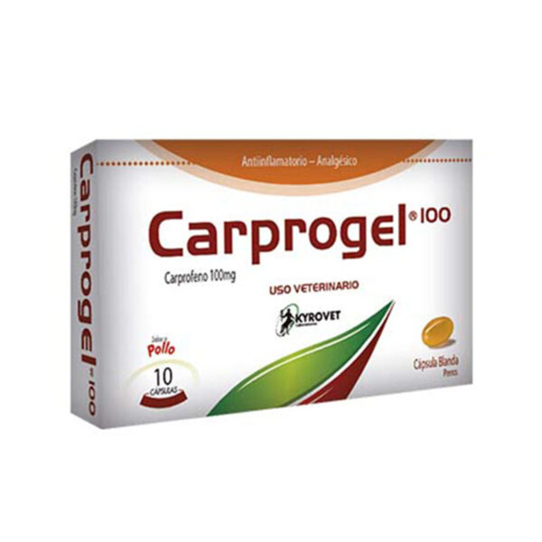 Carprogel 100 mg Por 10 Capsulas