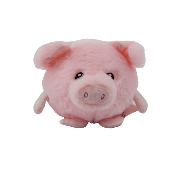 Peluche Cerdo Redondo Con Sonido 11 Cms - Imagen 2