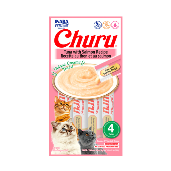 Churu Para Gatos Atun y Salmon 4 Unidades