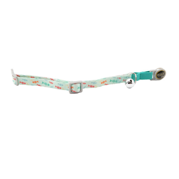 Collar Importado Para Gato Green Fish - Imagen 2