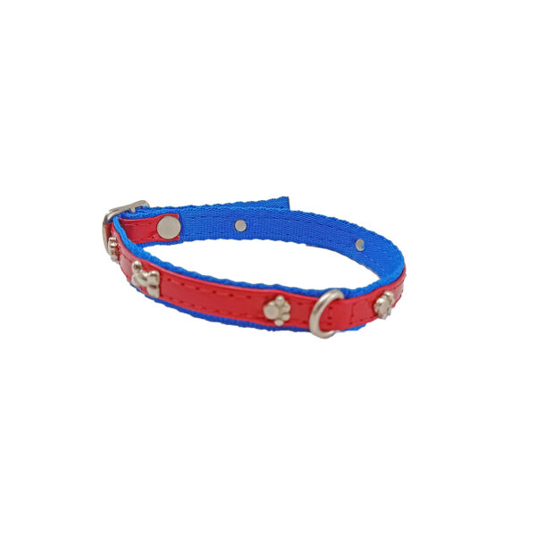 Collar Perro En Reata Con Huesos Y Huellas