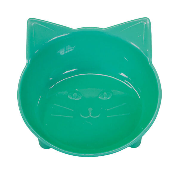 Plato Comedero Cara De Gato