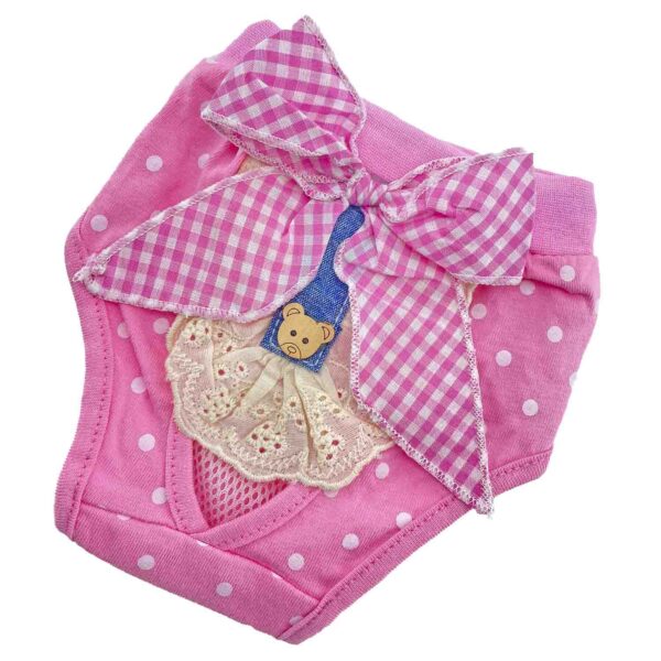 Cuco Para Perritas Crochet Rosa - Imagen 2