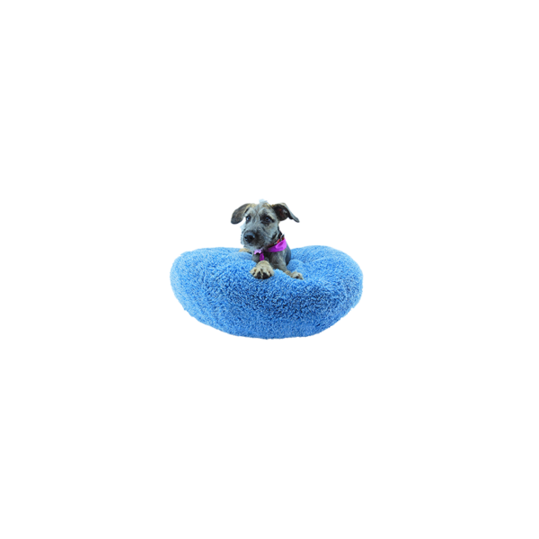 Cama Mascota Donut 60 Cms Azul