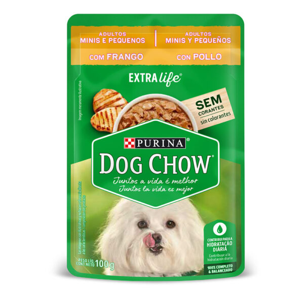 Dog Chow Sobres Adulto Mini De Pollo 100 gr