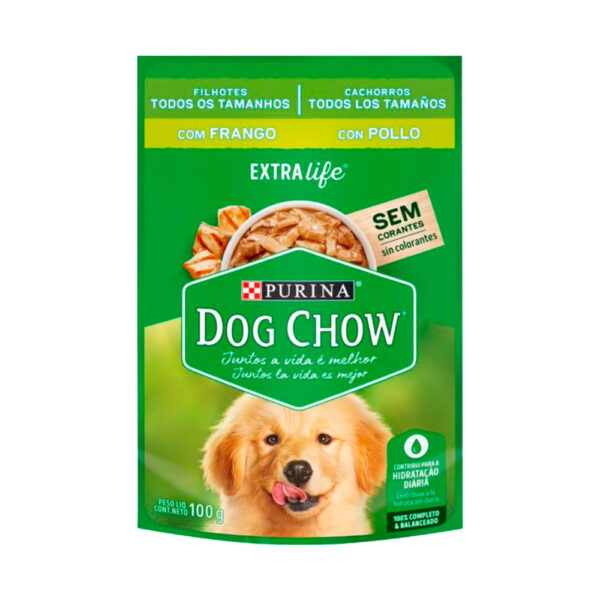 Dog Chow Sobres Cachorros Pollo 100 gr