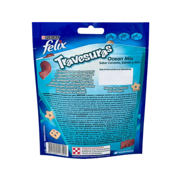 Felix Travesuras Ocean Mix Bocaditos 60 g - Imagen 2