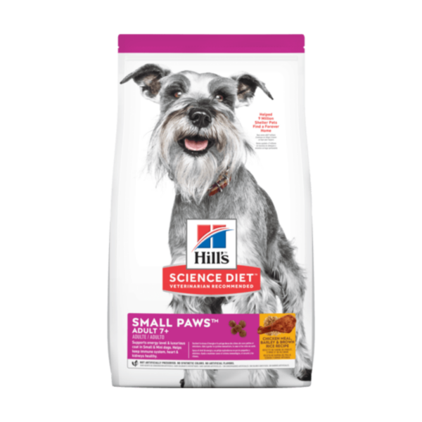 Hill Small Paws Adult 7+ 4.5LB