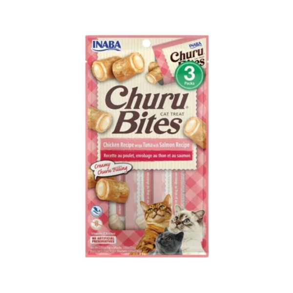 Churu Bites Cat Pollo Atún Salmon 3 undidades