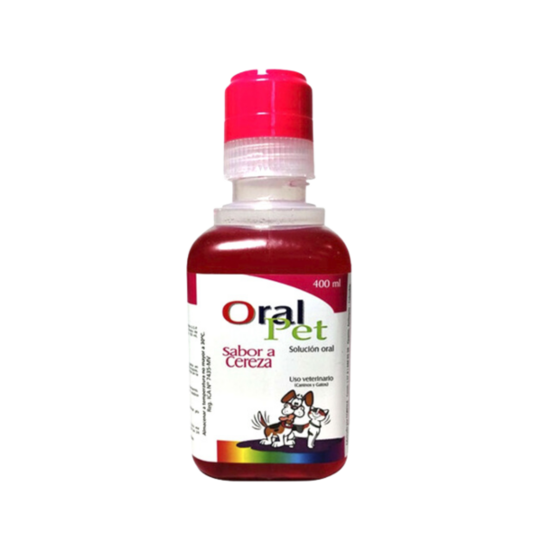 ORAL PET Suero Oral Sabor a Cereza 400 ml