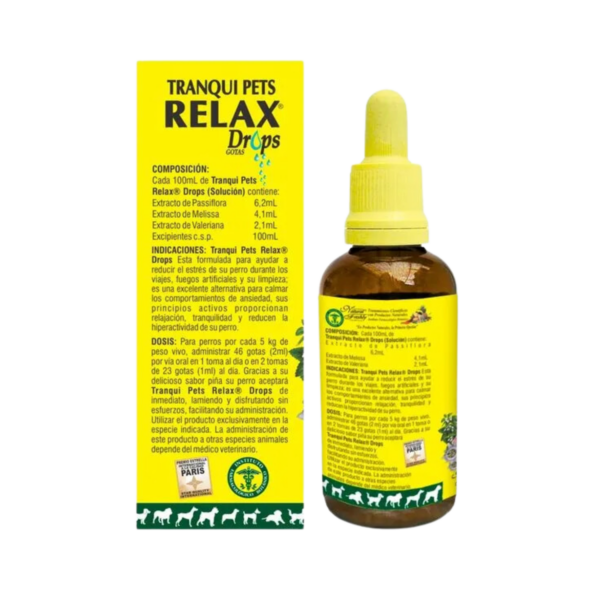 Natural Freshly Tranqui Pets Relax Drops - Imagen 2