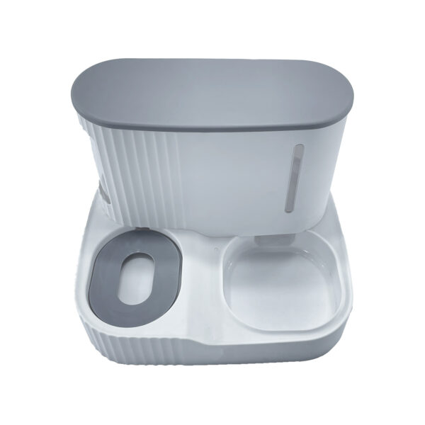 Dispensador De Agua Y Comida Tower Blanco - Imagen 3