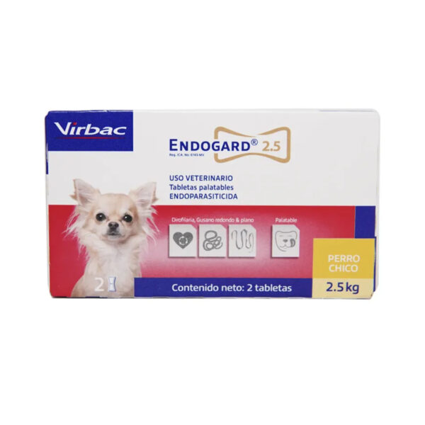 Endogard 2,5 Caja X 2 Pastillas