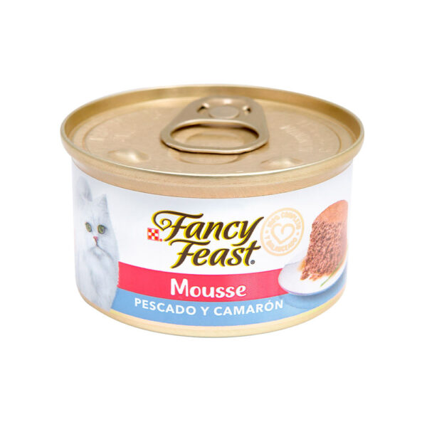 Fancy Feast Gato Lata Mousse Pescado Y Camaron 85 gr