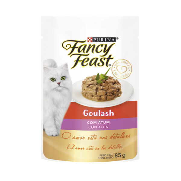 Fancy Feast Gato Sobres Cat Goulash Con Atun 85 gr