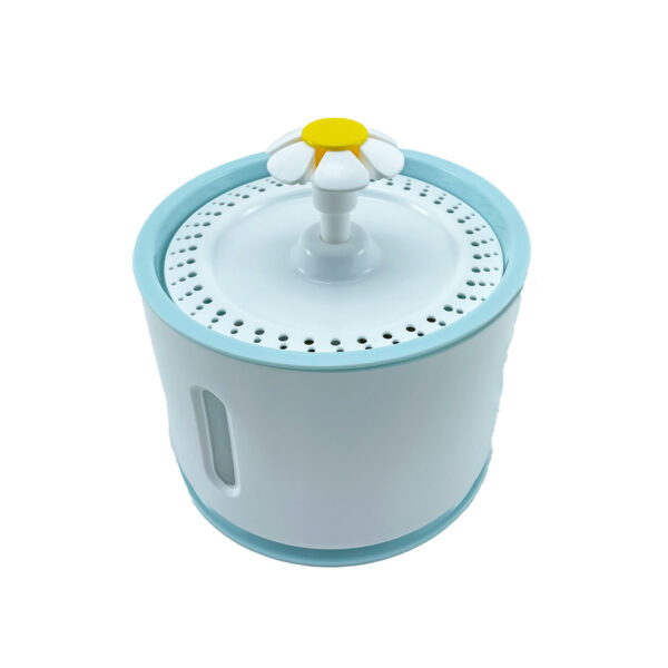 Bebedero Tipo Fuente Flor Con Luz Led 2.4 L - Imagen 2