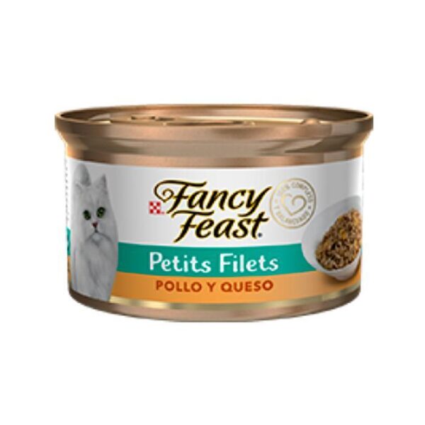Fancy Feast Gato Lata Filets Pollo Y Queso 85 gr