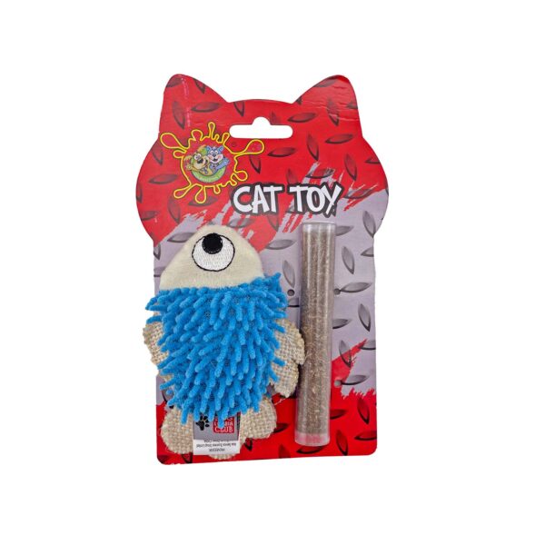 Juguete Para Gatos Forma De Pez Con Tubo De Catnip