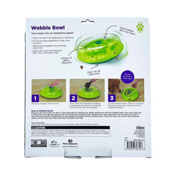 Juguete Wobble Dispensador De Premios Verde Limon - Imagen 2