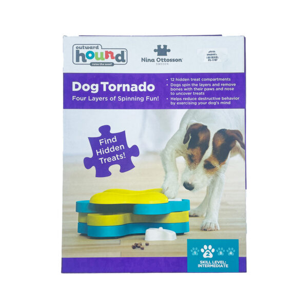 Dog Tornado En Juguete Interactivo En Forma De Hueso