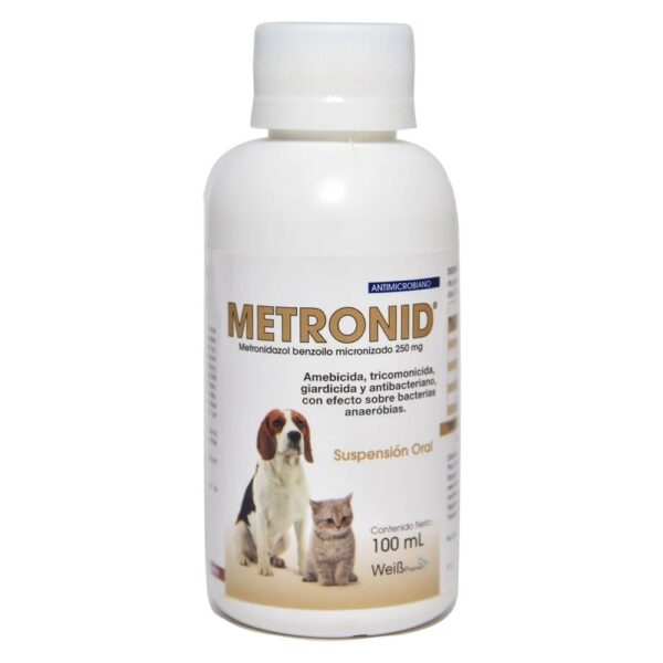 Metronid Solución Antibiótica para Perros y Gatos 100ml