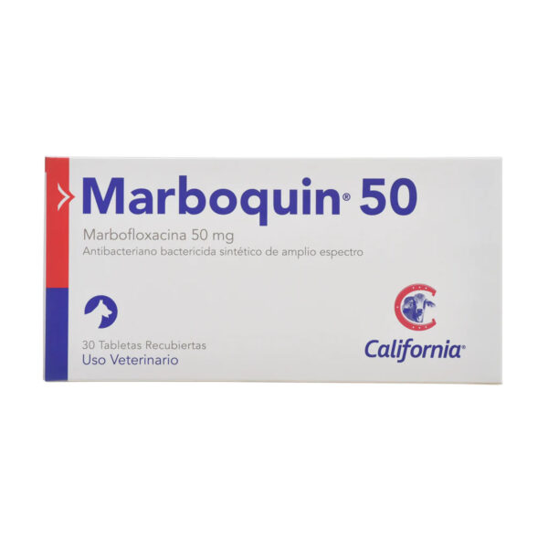 Marboquin 50 mg Por 10 Unidades