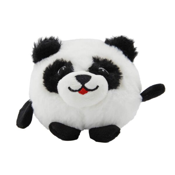 Peluche Panda Redondo Con Sonido 11 cm