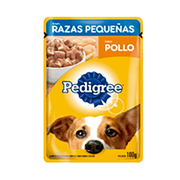 Pedigree Sobress Adulto Razas Pequeñas Pollo 100 Gr