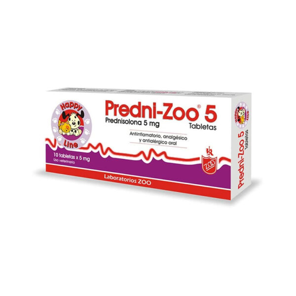 Predni-Zoo 5 Mg Por 10 Pastillas