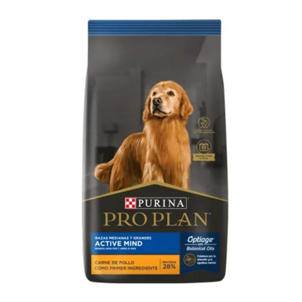 Proplan Adulto Active Mind 7+ Razas Mediana Y Grandes 3 kg