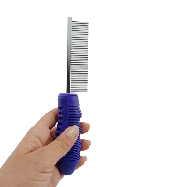 Peine Metalico Mango Siliconado