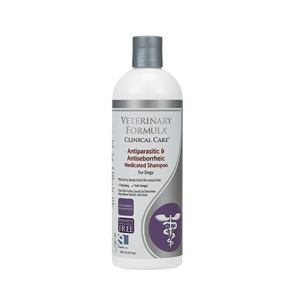Veterinary Formula Shampoo Antiparasitic Antiseborrheic