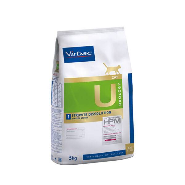 Virbac Veterinary HPM Gatos Diet Urology Struv Dissolution 1,5 kg