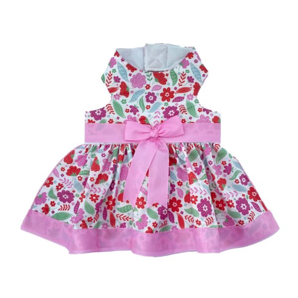 Vestido Rosa Con Flores