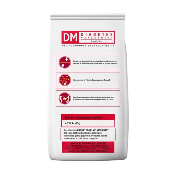 Pro Plan DM Gatos Veterinary Diets Diabetes 2,27 kg - Imagen 2