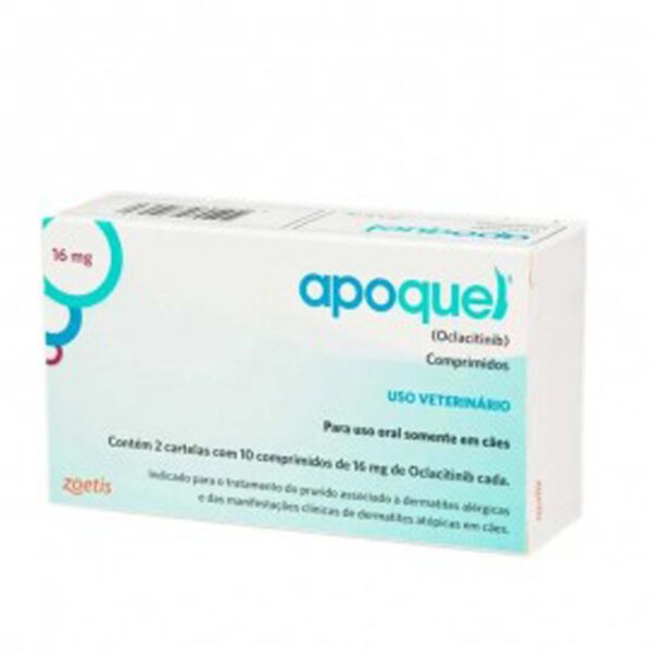 Apoquel 16 Mg Caja Por 20 Tabletas Masticables