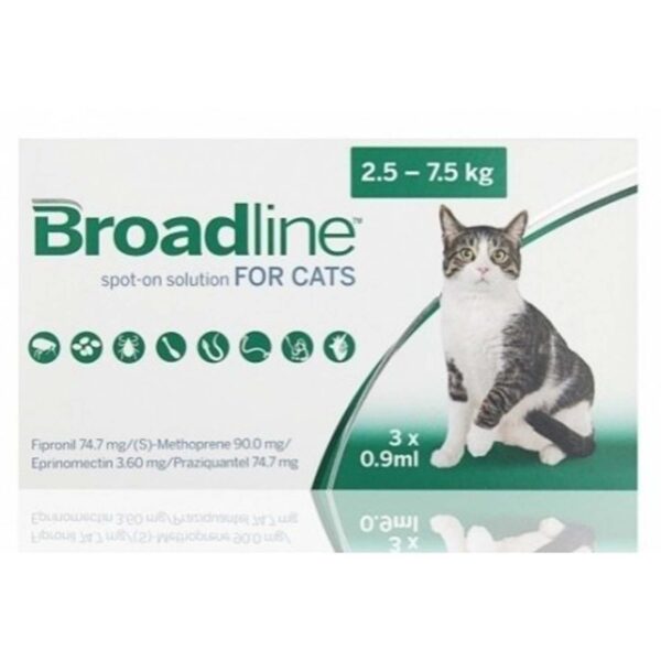Broadline Para Gatos De 2,5 - 7,5 Kg