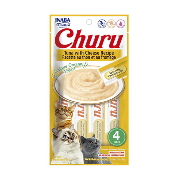 Churu Gatos Atún y Queso 4 Und