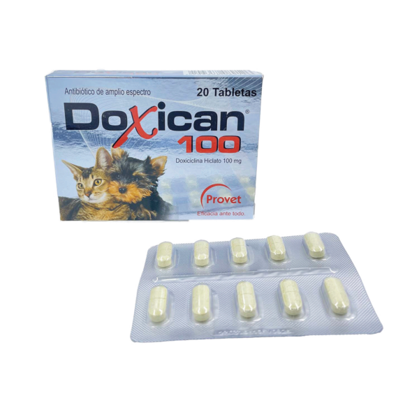 Doxican 100 mg Por 10 Tabletas