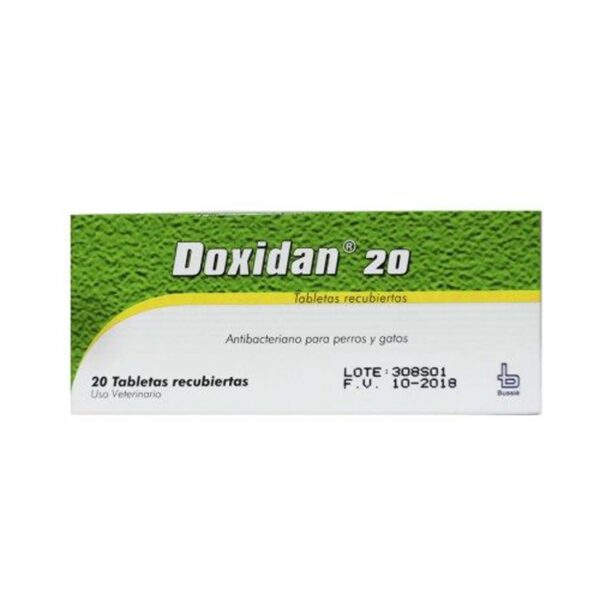 Doxidan 20 mg Por 20 Tabletas
