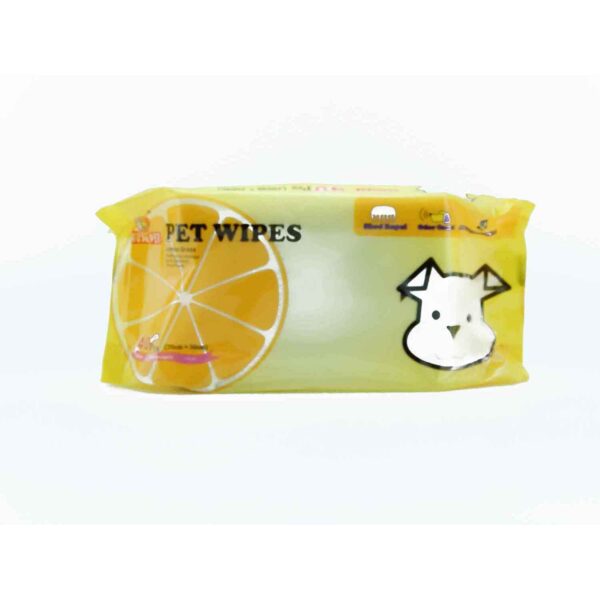 Pañitos Humedos Pet Wipes Limon 40 Unid