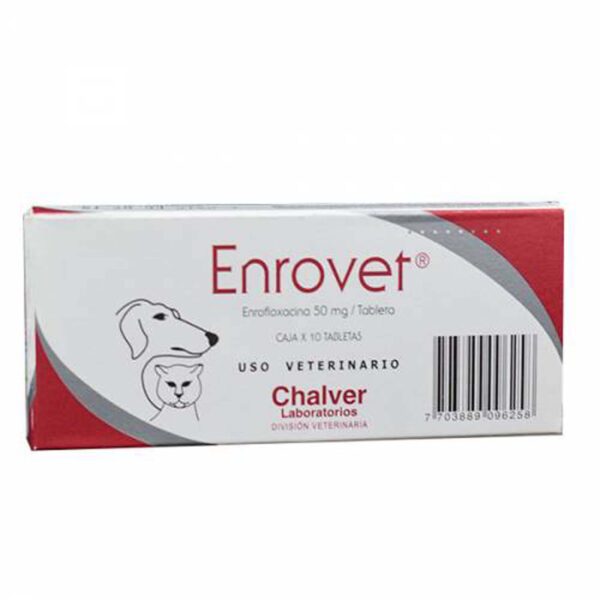 Enrovet X 50 Mg Por 10 Tabletas