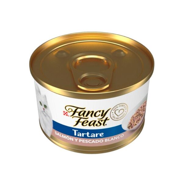 Fancy Feast Gato Lata Salmon Y Pescado 85 gr - Imagen 3