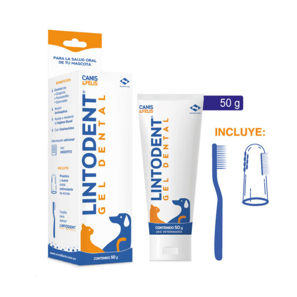 Lintodent Canis Felis Gel Dental 50 g
