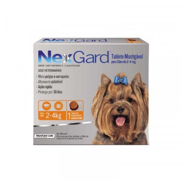 Nexgard Entre 2 -4Kg