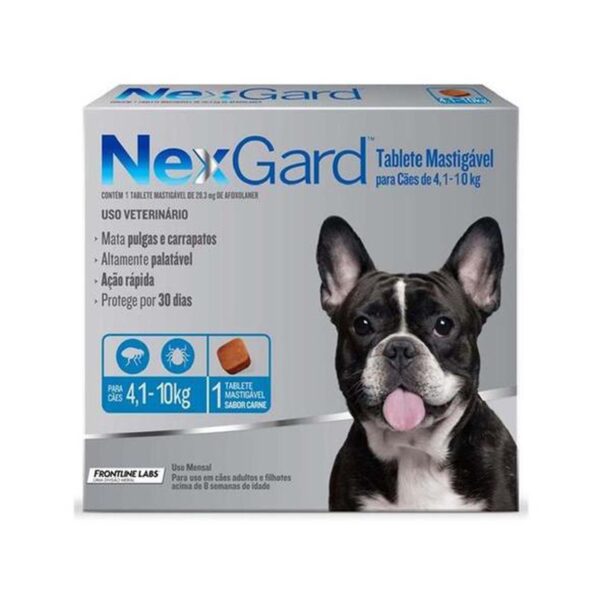 Nexgard Entre 4 - 10Kg